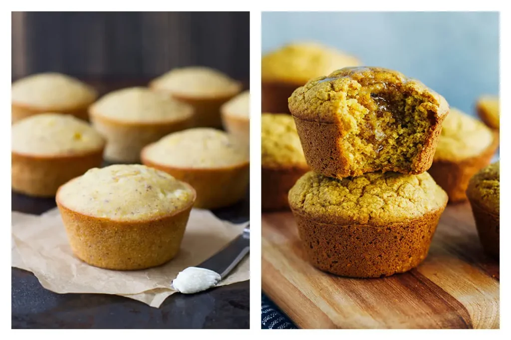 Gluten-free Eggless Cornbread Muffins